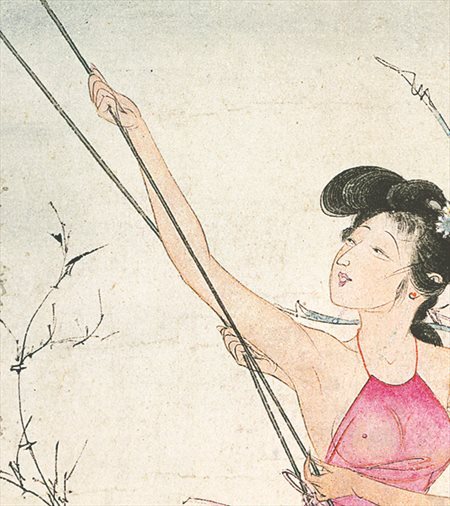 唐县-胡也佛的仕女画和最知名的金瓶梅秘戏图